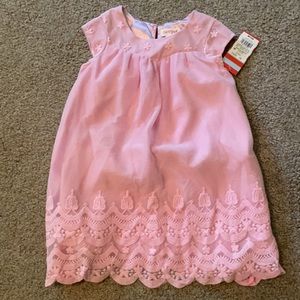 Pink cat & Jack dress 3t